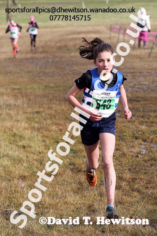 Girls under-13s NEHL, Jarrow. Photo: David T. Hewitson/Sports for All Pics